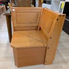 ジモティー割引🏷️【ジャングルジャングル 岸和田和泉インター店収納】木製コーナーベンチ 和泉市 堺市 岸和田市 泉大津市 高石市 泉北郡熊取町の画像