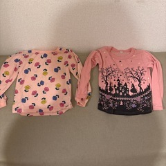 100-110女の子服７枚➕２枚薄手長袖おまけの画像