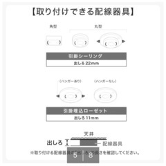 ニトリ 照明の画像