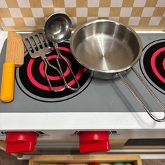 Hape キッチン コンパクト　野菜付きの画像