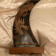 水牛のオブジェの画像