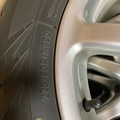 TOYO トランパス　17インチ スタッドレスタイヤ・ホイール４本セットの画像
