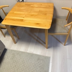 ニトリ　ダイニングテーブル　2人用 の画像