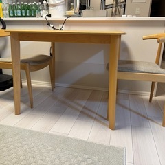 ニトリ　ダイニングテーブル　2人用 の画像