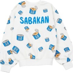 PUNYUS サバ缶 総柄スウェット サイズ4