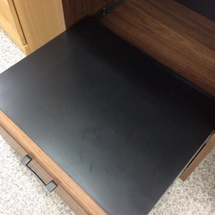 【レグナテックのメリッサシリーズ】キッチンボード レグナテック　メリッサ レンジボード 食器棚 カップボード  幅59cm：木目ブラウン ＞ の画像