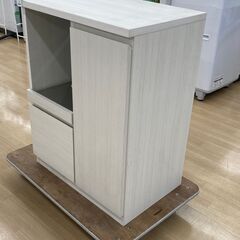 A-398★ジモティ割引あり★【リユースのサカイ野々市店】レンジ台　白　(幅)65cm×(奥行き)44cm×(高さ)83.5cm ※クリーニング済みの画像