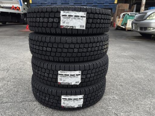 タ8 ハイゼット S210P 純正スチール ヨコハマ 新品スタッドレス 2025年製 12インチ 4J-12 +40 100-4H