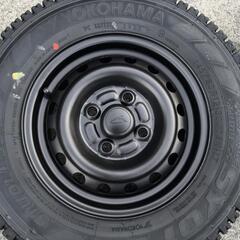 タ8 ハイゼット S210P 純正スチール ヨコハマ 新品スタッドレス 2025年製 12インチ 4J-12 +40 100-4Hの画像