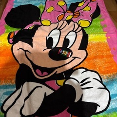 【新品】Minnieバスタオル（少し大きめ）の画像