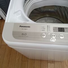 ★リユースのサカイつくば店★TK7074 Panasonic 洗濯機 NA-F50B12 5kg 18年製 動作確認／クリーニング済み　【リユースのサカイつくば店】 の画像