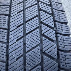 タ2 SPORT ABELIA 4.5J-15 100-4H +45 ブリヂストン スタッドレス BLIZZAK VRX3 165/65R15 2022年 バリ山 タフト ソリオ デリカD2の画像