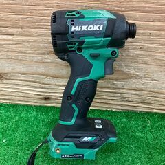 【SIW】HiKOKI ハイコーキ WH36DD(NNL) アグレッシブグリーン 36Vコードレスインパクトドライバ 本体のみ【中古動作品】の画像