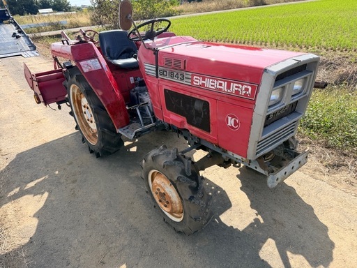 成約済み‼️ シバウラ SD1843 トラクター 18馬力 4WD ロータリー付き 耕運機 農機具 50km配送無料！‼️