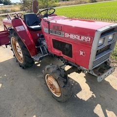 シバウラ SD1843 トラクター 18馬力 4WD ロータリー付き 耕運機 農機具 50km配送無料！‼️の画像