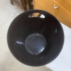 リサイクルショップどりーむ荒田店】No.4349 ゴミ箱 黒色 シンプル ブラックの画像