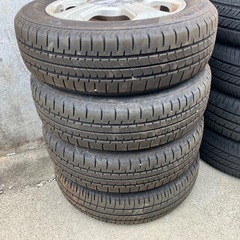 13インチ アルミタイヤ4本セットの画像