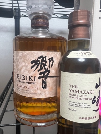 響&山崎ミニボトル
