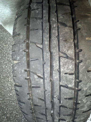 アクティトラック純正鉄ホイール(タイヤ付) 145R12 LT