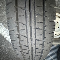 アクティトラック純正鉄ホイール(タイヤ付) 145R12 LTの画像