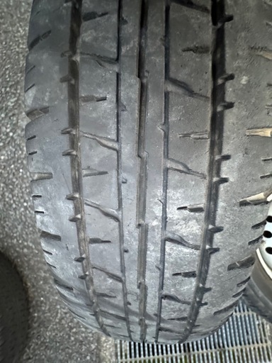 アクティトラック純正鉄ホイール(タイヤ付) 145R12 LT