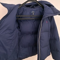 ポロ ラルフローレン ダウンジャケット 160 キッズ　紺色の画像
