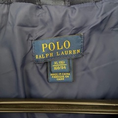ポロ ラルフローレン ダウンジャケット 160 キッズ　紺色の画像