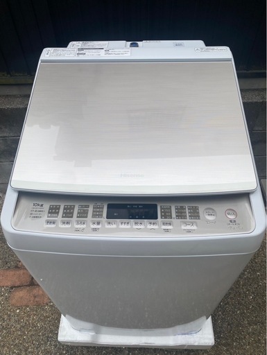 洗濯機、10kg、ハイセンス