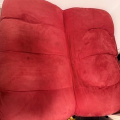 リクライニングソファー　2人掛けの画像