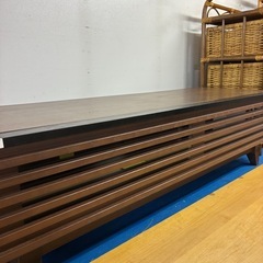 【ジャングルジャングル深井店】★ローボード ブラウン 茶 テレビ台 TV台 家具 収納家具 簡易クリーニング済 堺市（中区 堺区 東区 西区 南区 北区）和泉市 河内長野市 富田林市 松原市 狭山市 深井 【FU2844】の画像