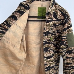 XLARGE エクストララージ 長袖シャツ　迷彩　Mサイズ　カモフラの画像