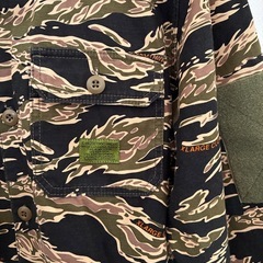 XLARGE エクストララージ 長袖シャツ　迷彩　Mサイズ　カモフラの画像