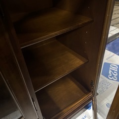 カリモク　ガラスショーケース？　ちゅうこひん中古品の画像