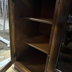 カリモク　ガラスショーケース？　ちゅうこひん中古品の画像