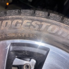 ワゴンR スティングレー　15インチ　バリ山　BSスタッドレス付きの画像