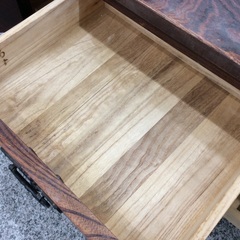 【岩谷堂の鏡台】鏡台　岩谷堂　ドレッサー　一面鏡　ダークブラウンの画像