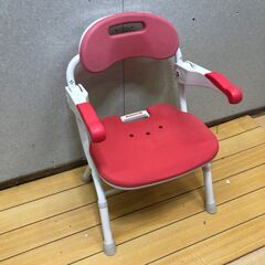 アロン化成 安寿 折りたたみシャワーベンチ FSフィット レッド 椅子 イス 介護用品 補助用具 入浴器具 入浴補助 介助道具【糸島市内 送料無料】　88297-3-④-008の画像