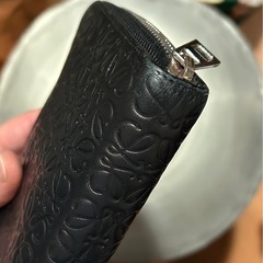 値下不可 正規直営購入 ロエベ アナグラム 長財布 LOEWE ブラック 本革の画像