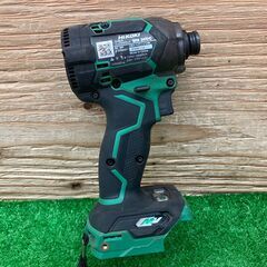 【SIW】HiKOKI ハイコーキ WH36DC(NN)(L) アグレッシブグリーン 36Vコードレスインパクトドライバ 本体のみ【中古動作品】の画像