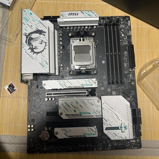 ジャンク品　MSI X670E GAMING PLUS WIFI AMD Ryzen 7000/9000 シリーズ対応【ホワイトシルバーの大型ヒートシンクを搭載し、ゲーミング向けに豊富な機能を備えたATXマザーボード】MB6466