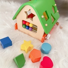あそびのおうち エドインター 型はめおもちゃ　形あわせ はめこみ ドールハウスの画像