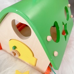 あそびのおうち エドインター 型はめおもちゃ　形あわせ はめこみ ドールハウスの画像