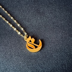 N41*《ステンレス》*イニシャルEネックレスの画像