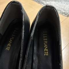 譲ります！！パンプスブラック23.5cm中古の画像