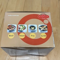 【未使用品】recolt POT DUO 電気調理鍋　1人用　の画像