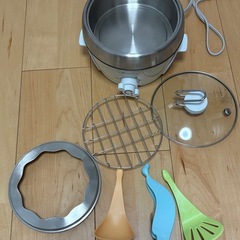 【未使用品】recolt POT DUO 電気調理鍋　1人用　の画像