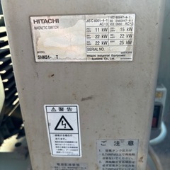 日立コンプレッサー　15馬力の画像