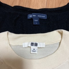 Gap  ユニクロ　ウールニット2点セットの画像
