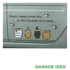 車 プーさん ステッカーの画像