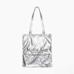 Matin Kim マティンキム  マーティンキム　トートバッグ シルバーの画像